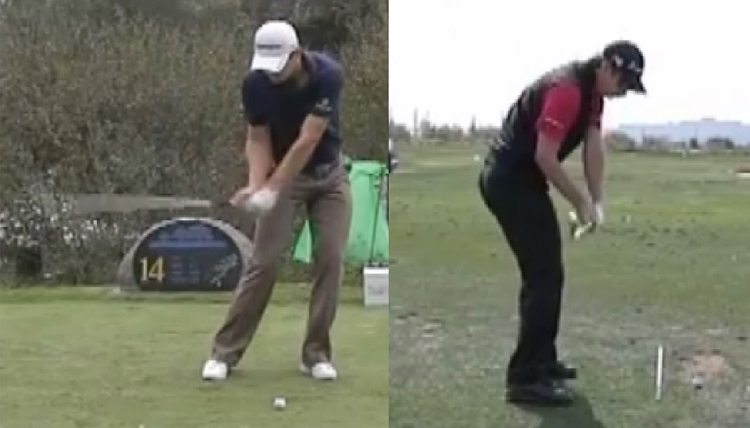 Justin Rose golf swing before impact